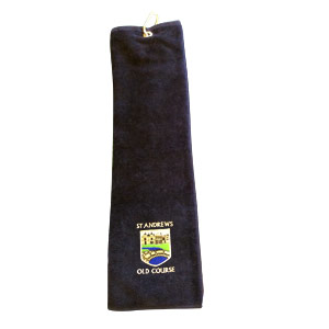 6104 Gleneagles White Polyester Tri-fold Towel